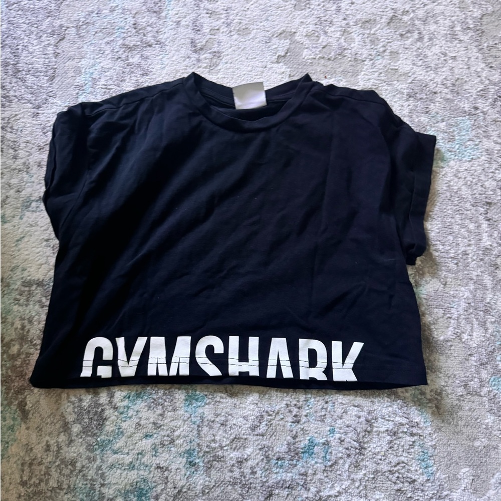 Gymshark Black Crop Top